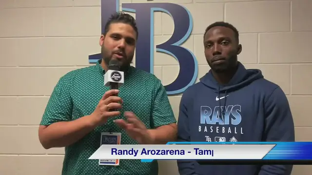 Video thumbnail for Entrevista con Randy Arozarena 🇨🇺 de TAMPA BAY RAYS