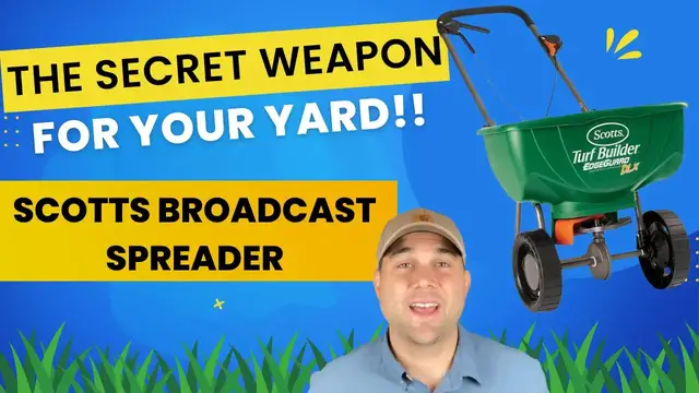 Video thumbnail for Scott's EdgeGuard Broadcast Spreader: 2022 Review