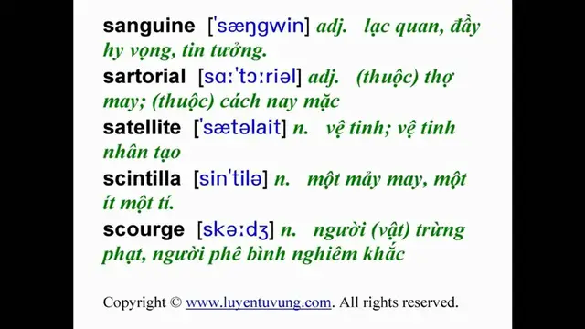 Video thumbnail for Essential Words for the TOEFL - Lesson 19