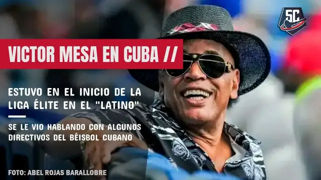 Video thumbnail for REGRESÓ A CUBA Víctor Mesa y por lo que se vio en el estadio pudiera haber algo más con su visita