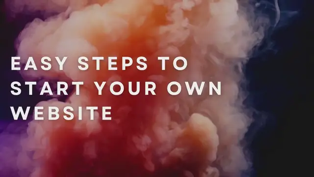 Video thumbnail for Easy Steps To Start Your Own Website