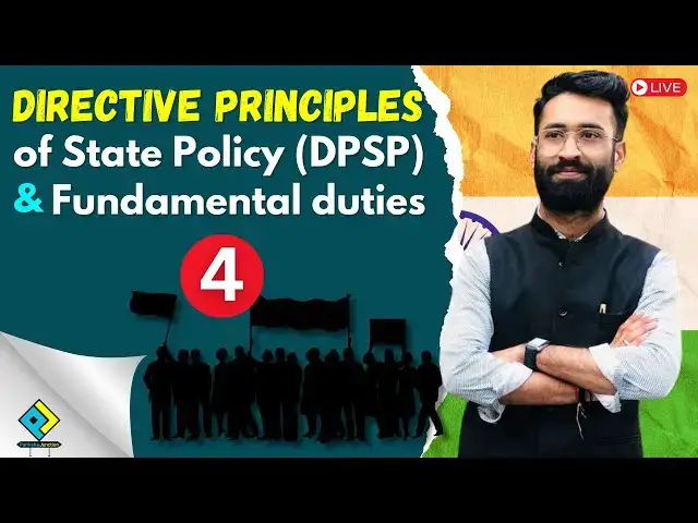 Video thumbnail for Directive Principles of State Policy (DPSPs) Article 36-51 | Indian Constitution | Part 4
