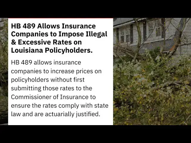 Video thumbnail for Louisiana House approves bill that would allow insurers to hike rates without prior approval