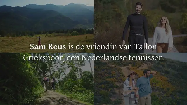 Video thumbnail for Sam Reus de vriendin van Tallon Griekspoor: