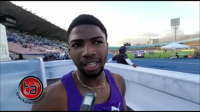 Video thumbnail for Bouwahjgie Nkrumie Aims for Sub-10s after Easy Win in Champs23 First Round