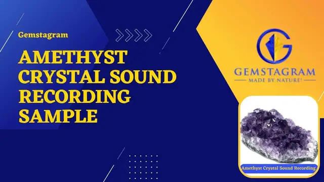 Video thumbnail for Amethyst Crystal Sound Recording Sample