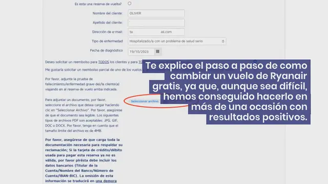 Video thumbnail for Truco para cambiar un vuelo de Ryanair Gratis.