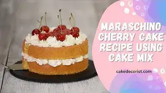 Video thumbnail for Maraschino Cherry Cake Recipe Using Cake Mix