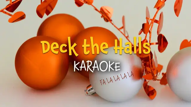 Video thumbnail for Deck the halls  | Karaoke Christmas Carols with lyrics