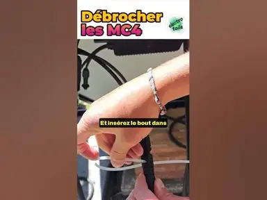 'Video thumbnail for Méthode alternative pour ouvrir un MC4 sans outil, juste un collier ! #astuce'