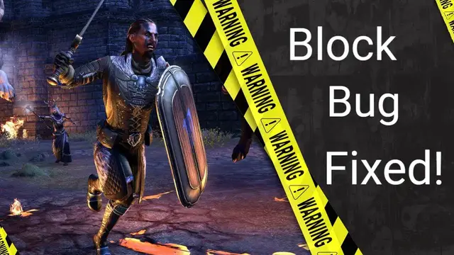Video thumbnail for Block Bug Fixed! | Elder Scrolls Online | Blackwood
