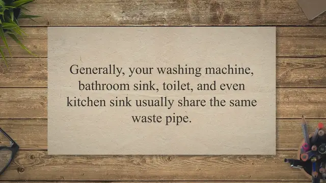 'Video thumbnail for Why The Kitchen Sink Gurgles When The Washing Machine Drains'