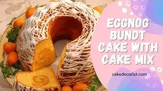 Video thumbnail for Eggnog Bundt Cake With Cake Mix