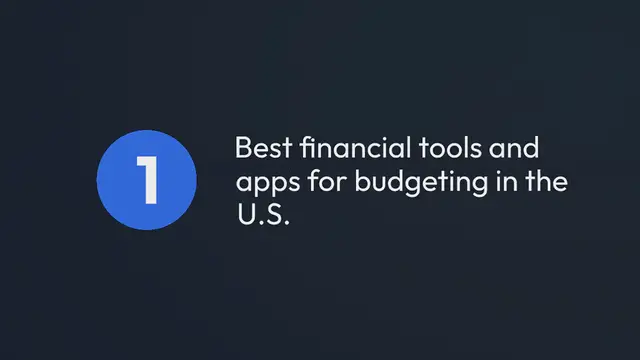 Video thumbnail for The Best Financial Tools and Apps for Budgeting in the U.S.