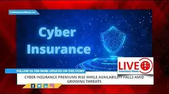 Video thumbnail for Cyber insurance premiums rise while availability falls amid growing threats