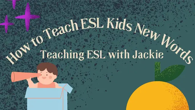 Video thumbnail for How to Teach ESL Kids New Words (Kindergarten, Young Learners) | ESL TEFL Vocab Activities & Games