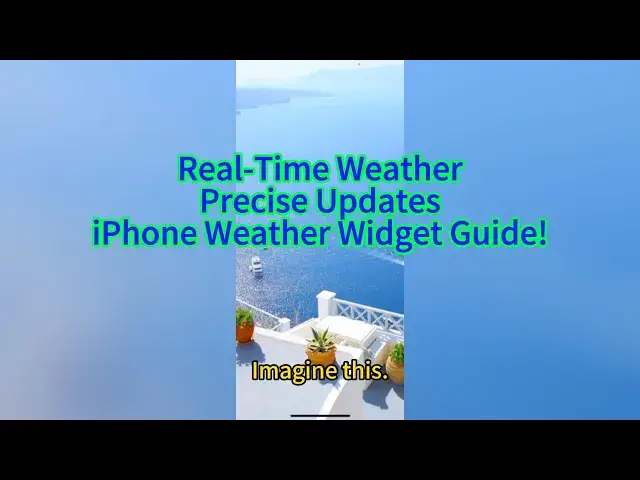 Video thumbnail for How to Use iPhone Weather Widget to Get Precise Real-Time Weather Updates!