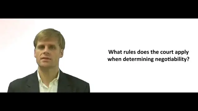 Video thumbnail for Negotiable Instrument - General Rules of Interpretation