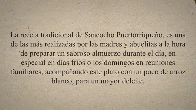 Video thumbnail for Como  hacer 【Sancocho Puertorriqueño】 Exquisito