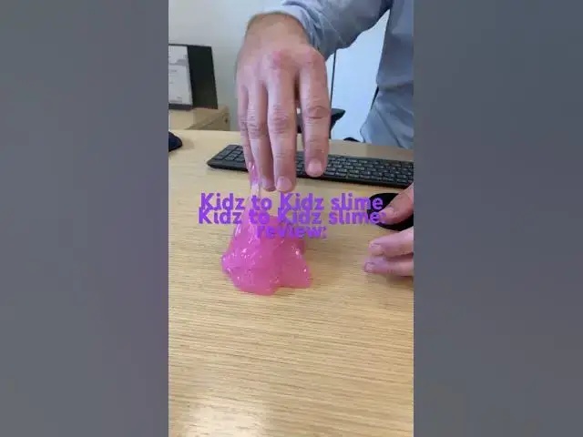'Video thumbnail for Kidz to Kidz slime review:'