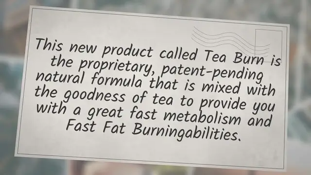 'Video thumbnail for weight Loss Magic with Tea – Burn?'