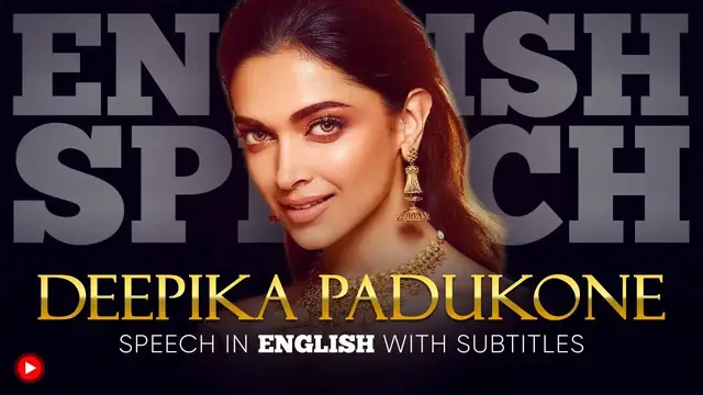 Video thumbnail for ENGLISH SPEECH | DEEPIKA PADUKONE: You're Not Alone (English Subtitles)