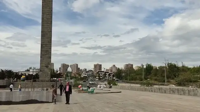 Video thumbnail for Panoramic view on Yerevan from the top, by the memorial of the 50th anniversary