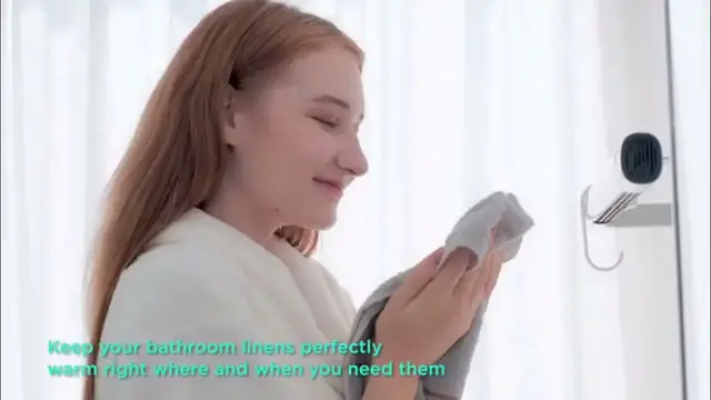 Video thumbnail for Revolutionary Ranvoo Wall Mounted Heated Towel Rail & UV Sanitizer