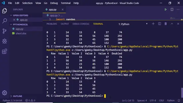 Video thumbnail for Use Python and Pandas to Work With Excel Files