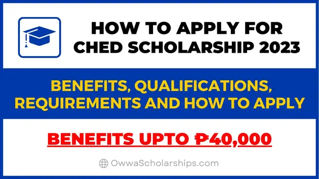 Video thumbnail for CHED Scholarship 2023 Qualifications, Requirements and How to Apply