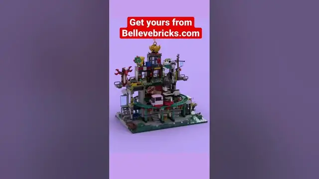 Video thumbnail for LEGO City of Lanterns by @Brick Artisan! #lego #legomoc #legocity #legoanimation  #