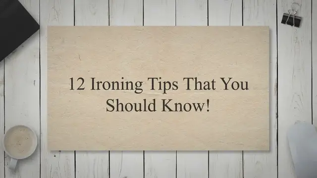 'Video thumbnail for 12 Ironing Tips That You Should Know! – True Home Joy'
