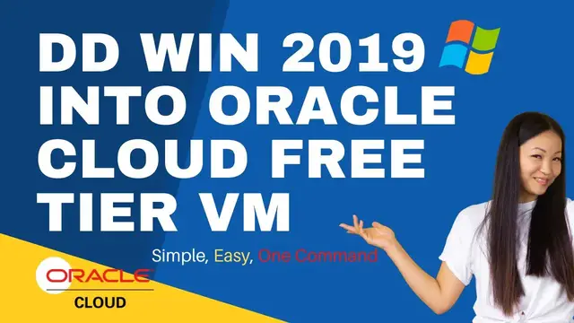 Video thumbnail for DD Win2019 EN to Oracle Cloud Free Tier VM