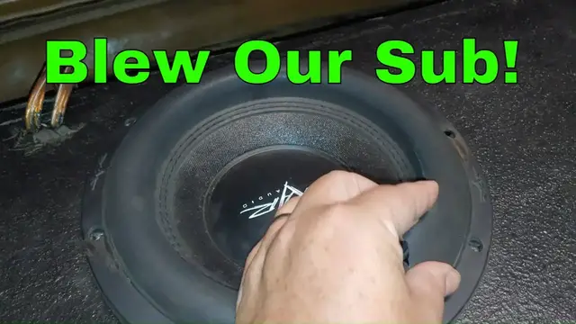 Video thumbnail for Blew Our Skar Audio Subwoofer Surround, See What We Replace It With This Weekend