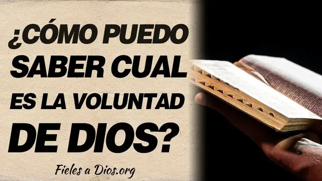 Video thumbnail for 🙏 ¿Cómo puedo saber cuál es la voluntad de Dios para mi vida? 🙏