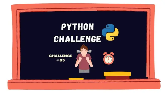 Video thumbnail for Python Challenge 5 | Coding Challenges