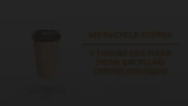 Video thumbnail for 5 Cool Things Made from Recycled Coffee Grounds