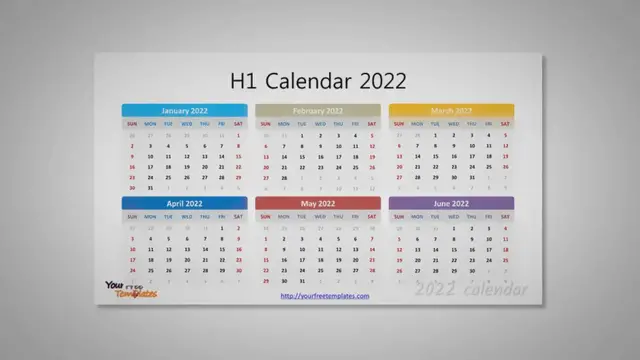 Video thumbnail for 2022 calendar