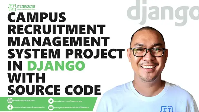 Video thumbnail for Campus Recruitment Management System Project in Django with Source Code | Free Django Projects