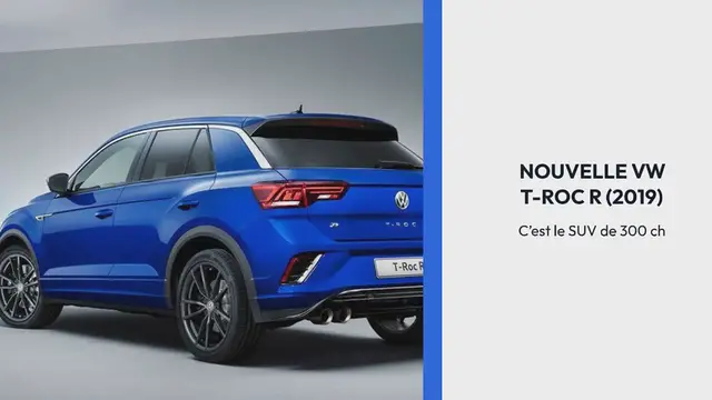 Video thumbnail for NOUVELLE VW T-ROC R (2019) :C’est le SUV de 300 ch