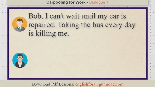 Video thumbnail for Carpooling for Work