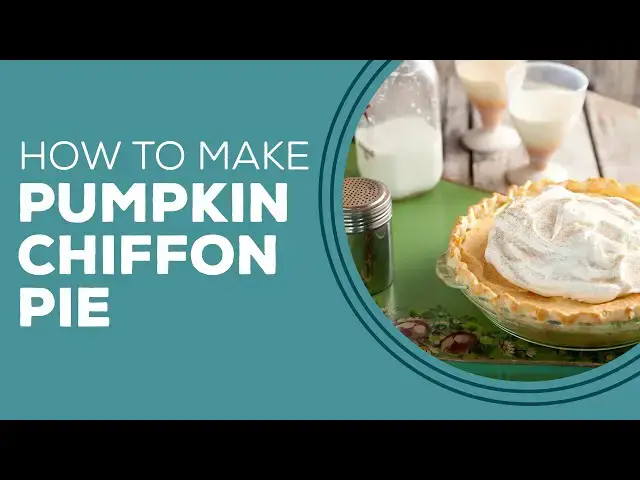 Video thumbnail for Blast from the Past: Pumpkin Chiffon Pie Recipe | Thanksgiving Dessert Ideas