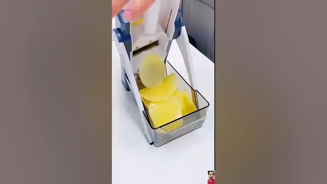 Video thumbnail for 🌟 Manual Vegetable Cutter and Slicer 😍 | Product Link is in Description ⬇️ #shorts #gadgets #trends