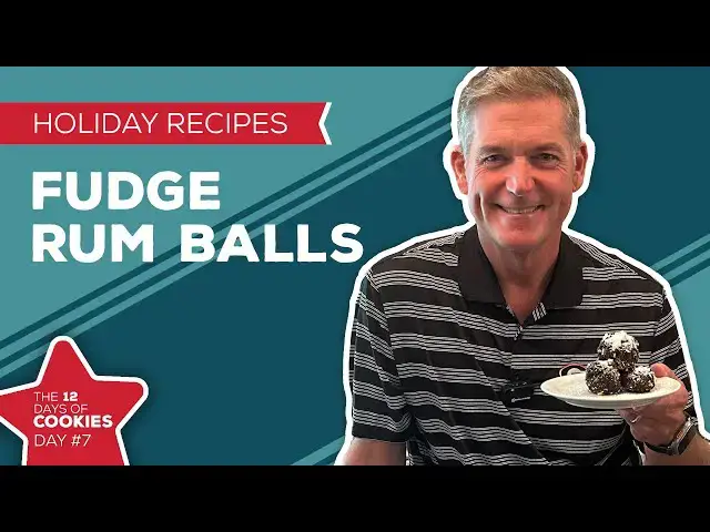 Video thumbnail for Holiday Cooking & Baking Recipes: Fudge Rum Balls Recipe | 7th Day of Christmas Cookies