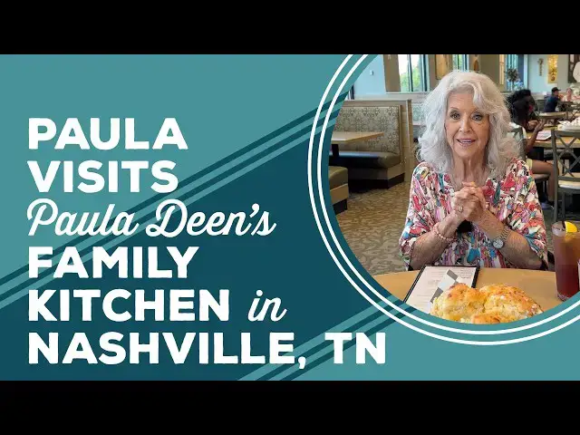 Video thumbnail for Love & Best Dishes: Family-Style Meal with Paula at Paula Deen’s Family Kitchen in Nashville, TN