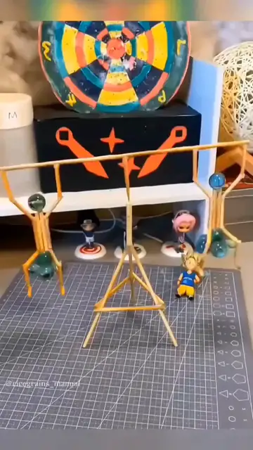 Video thumbnail for I Made a Miniature DIY Swing Set Using Wooden Sticks