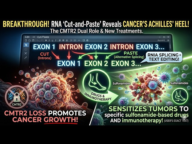 Video thumbnail for The "Medical Breakthrough" Angle (CMTR2 Mutations and RNA Splicing)