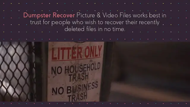 'Video thumbnail for Dumpster Recover Picture & Video Files for PC, Mac'