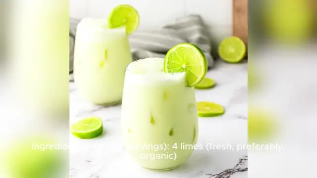 Video thumbnail for brazilian lemonade recipe