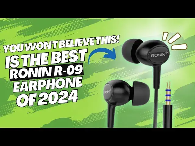 'Video thumbnail for Is the Ronin R-9 the BEST Budget Earphone of 2024? You Won't Believe This!'